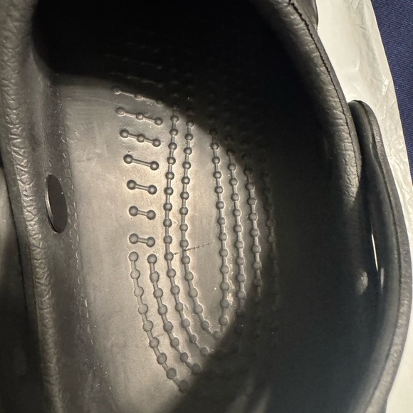 Crocs Women's 8 Men’s 6 Specialist Vent Lightweight  Black Clog Shoes Work EUC - Picture 5 of 10